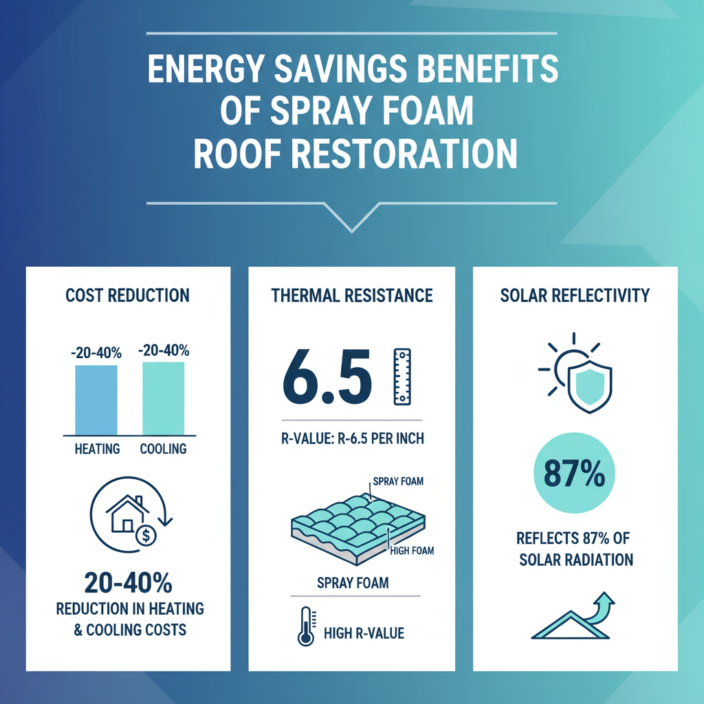 Energy Savings Benefits of Spray Foam Roof Restoration