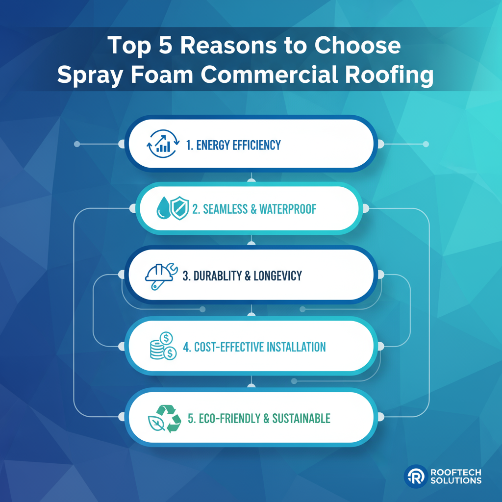 spray foam commercial roofing versatile applications
